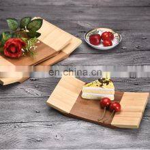 Japanese Style Rectangle Two-color Sushi Food Divider Serving Bamboo Snack Plate thumbnail-5