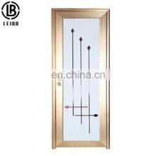 Glass Modenrn Shower Lock Handle Luxury Hinge Aluminum Bathroom Door thumbnail-3