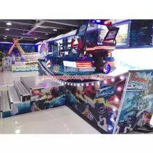 Zhongshan Tai Le Amusement Children Indoor and Outdoor Waterproof Flying Car Spaceship Floating Car Floating Boat Speed Flying Car Decisive Shark Island 7 Seat Amusement Equipment thumbnail-4
