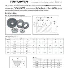 Factory Direct Tapered Bushing Euro Standard Belt Pulley V-Belt Pulley Non-Standard Belt Pulley Drive Pulley thumbnail-2
