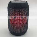 2016 LED flash mini colorful bluetooth speaker with TF card and FM radio