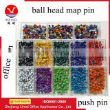 Wholesale 20mm stationery ball head push pins for office use with high quality