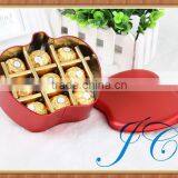 Best Selling Special Shapes Tin Box/empty Gift Boxes for Chocolates