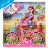New Fashion Barbie Doll Wholesale in Bicycle