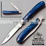 CITIZEN KNIVES, BEAUTIFUL CUSTOM HAND MADE STAINLESS STEEL FOLDING KNIFE thumbnail-1