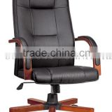 High Back PU and wooden Office Chair (SZ-OCA1002H)