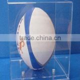 modern acrylic rugby ball display case