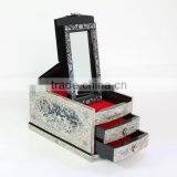 High End Wooden Pierced Earring Jewelry Box thumbnail-5