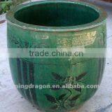 Chinese Antique Furniture Nice Green Jar thumbnail-1