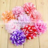 Cute Fabric Chiffon Flower - Chevron Chiffon Flower- Shabby Rose Flower- Custom Chiffon Flower