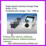 Single-channel Micro Flow Rate Laboratory Syringe Pump, Model: TJ-2A, Infusion Distance: 70mm, Infusion/Withdrawl Mode