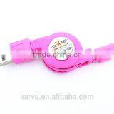 New Micro Usb Cable Micro Retractable Cable Portable Retractable Cable thumbnail-2