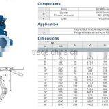 OEM Chinese Manufacturers JIS DPS Wafer Lug Double Eccentric Flanged Butterfly Valve thumbnail-2