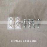 18mm Decorative Plastic Screw Cap Chrome Screw Covers for License Plate Frame thumbnail-4