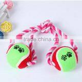 New Design Double Tennis Balls Dog Cat Toys for Training Dogs Cats thumbnail-1