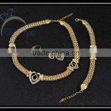 Fashion Casual Jewelry Set for Women With Clear Stone/gold Plate Jewelry to Buy thumbnail-2