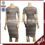 Short Sleeve Fashion Womens 2016 Spring Dresses Midi DD150432024 thumbnail-1