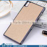 Express Hot Sale PC Back Cover for Sony Z3 Case, Chrome Leather Case for Xperia Z3 thumbnail-5