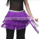 2016 Women New 3 Layers Tasseled Belly Dance Belt Waist Chain Fringed Hip Scarf 12 Colors Available thumbnail-1