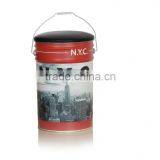 Custom Made Colorful Metal Large Round Storage Ottoman