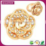 2016 New Product Rose Flower Gold Bracelet Charm