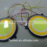 Bright White COB LED Daytime Running Light DRL Headlight Fog Lamp Round DRL Daytime