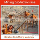Long working life rock chrome mineral production line