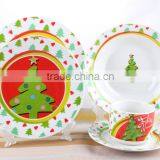 Christmas Porcelain Dinner Set/ceramic Dishes/american Style Dinnerware thumbnail-1