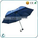 2016 Hot Sell Manual Style Fiberglass Frame Foldable Rain Umbrellas thumbnail-1