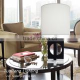 Modern MDF Table Lamp With Fabric Shade