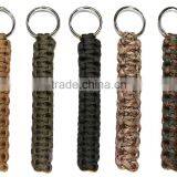 Multi-color Paracord Key Chain 7 Strands Handmade Weave Outdoor Sports Paracord Keychain Ring