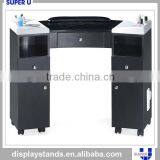 Tailor Made Powder Coated Metal Reception Counter With Leveler