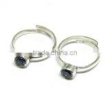 Special Moment !! Purple CZ 925 Sterling Silver Toe Ring, Fashion Silver Jewelry, Wholesale Silver Jewelry thumbnail-4