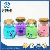100ml Cute MINI Glass Pudding Bottle With Wooden Cork