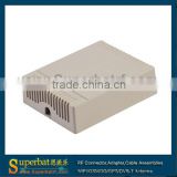 Electronic enclosure plastic box wall mount with cooling hole