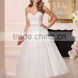 (MY6177) MARRY YOU China Sweetheart Knee-length Lace Wedding Dresses Short 2016 thumbnail-2