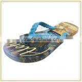 New Fashion EVA Flip Flop Beach Rubber Embossed Thong Slipper for Men thumbnail-2