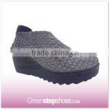 Woven No Laces Hand Made Elastic Woven Casual Shoes thumbnail-2