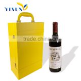 High end pu wine box wholesale/ pu wine box
