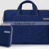 Year 2016 OEM New Arrival Fashion Men's Business Handbag Denim Briefcase Laptop Notebook Shoulder Bag thumbnail-2