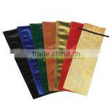 Colorful Flat Bottom Pouches With Tie Tin