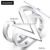 Wholesale Stainless Steel Arrow Design Silver Rings Jewelry thumbnail-6
