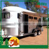 Luxury 2 Horse Camping Horse Float With Caravan Door thumbnail-1