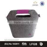 Large Capacity Felt Cooler Bag thumbnail-3