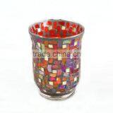 Mosaic Pillar Candle Holder thumbnail-1