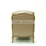 High Quality Wooden Round Stool Long Back Sofa White Chairs thumbnail-4
