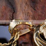 2015 New Design High Polish Animal Head Gold Coin Pendant thumbnail-3