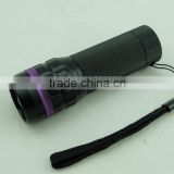 3W led High power Aluminum alloy torch Zoomable Emergency Flashlight