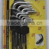 9 PCS Metric and SAE Hex Spanner/Hex Key Spanner thumbnail-1