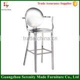 Repilca Stainless Steel Bar Stool High Chair With Arms